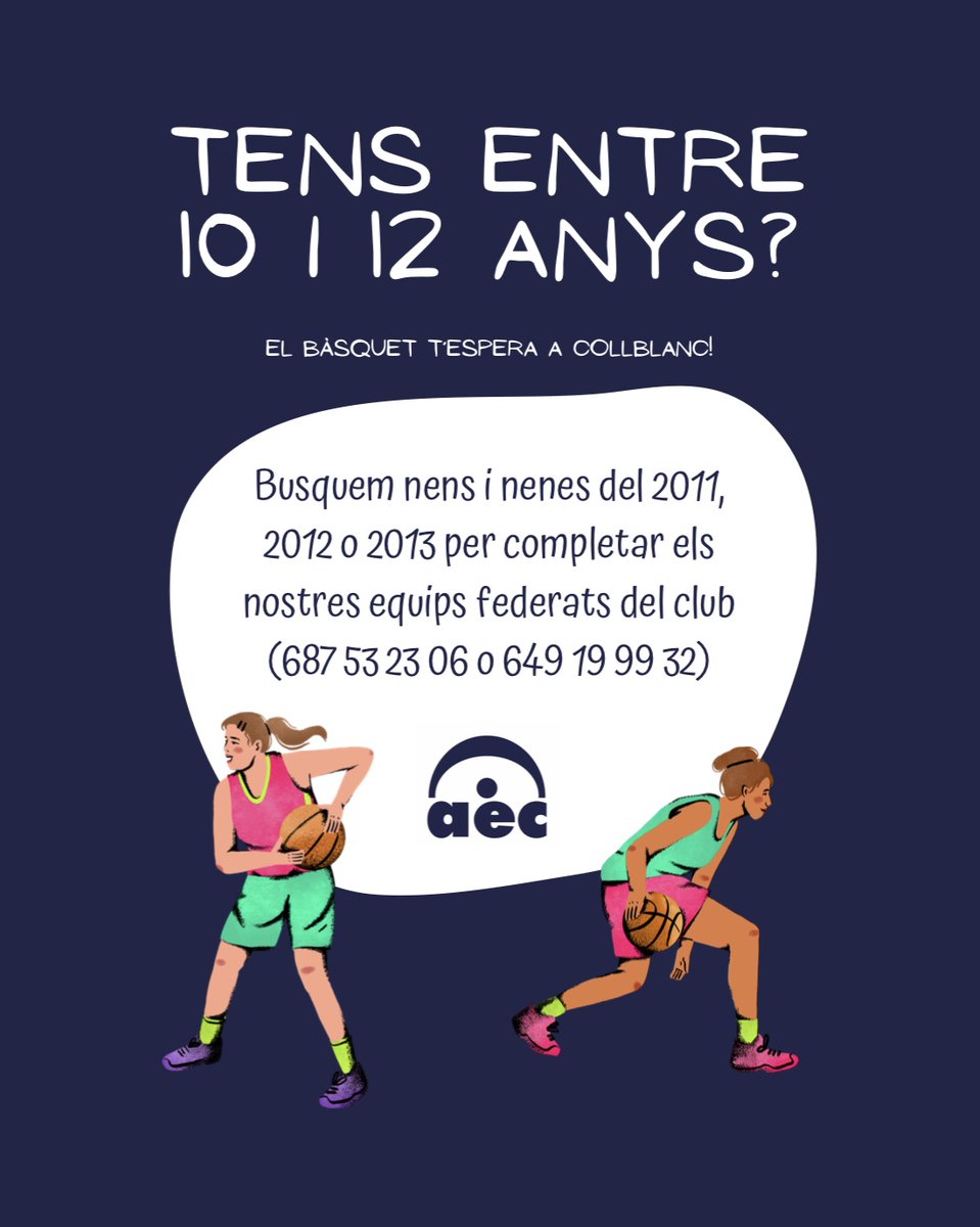 Encara hi sou a temps!💪🏼🏀💙