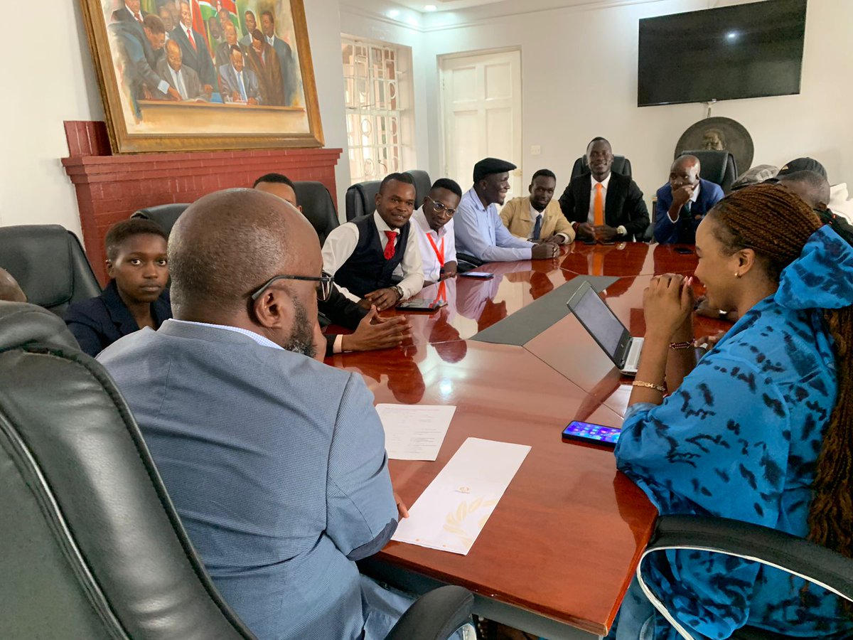 This Morning,YALA( Young African Leaders and Aspirants) secretariat was privileged to have a consultative meeting with Mr. Ketta⁩ ahead of the official Program.