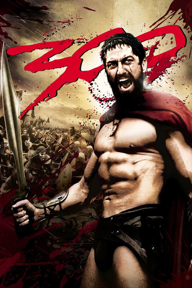 Starting a #30DayMovieChallenge 🎬 Day 1 is a #FavoriteFilm . Join in by commenting yours!

Film: 300 (2006), dir. Zack Snyder