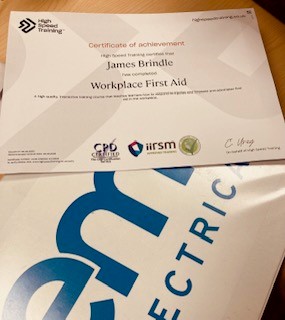 More training completed this week for our team #CPD #education #firstaid #buildingsuccess #electrical #contractors #manchesterconstruction #northwest #investinthefuture <a href="/ManCityCouncil/">Manchester City Council</a> <a href="/SalfordCouncil/">Salford City Council</a>  <a href="/UK_CW/">UK Construction Week</a> <a href="/electric_4u/">Electrical Knowledge</a> <a href="/ECmagdotcom/">Electrical Contractor Magazine</a>