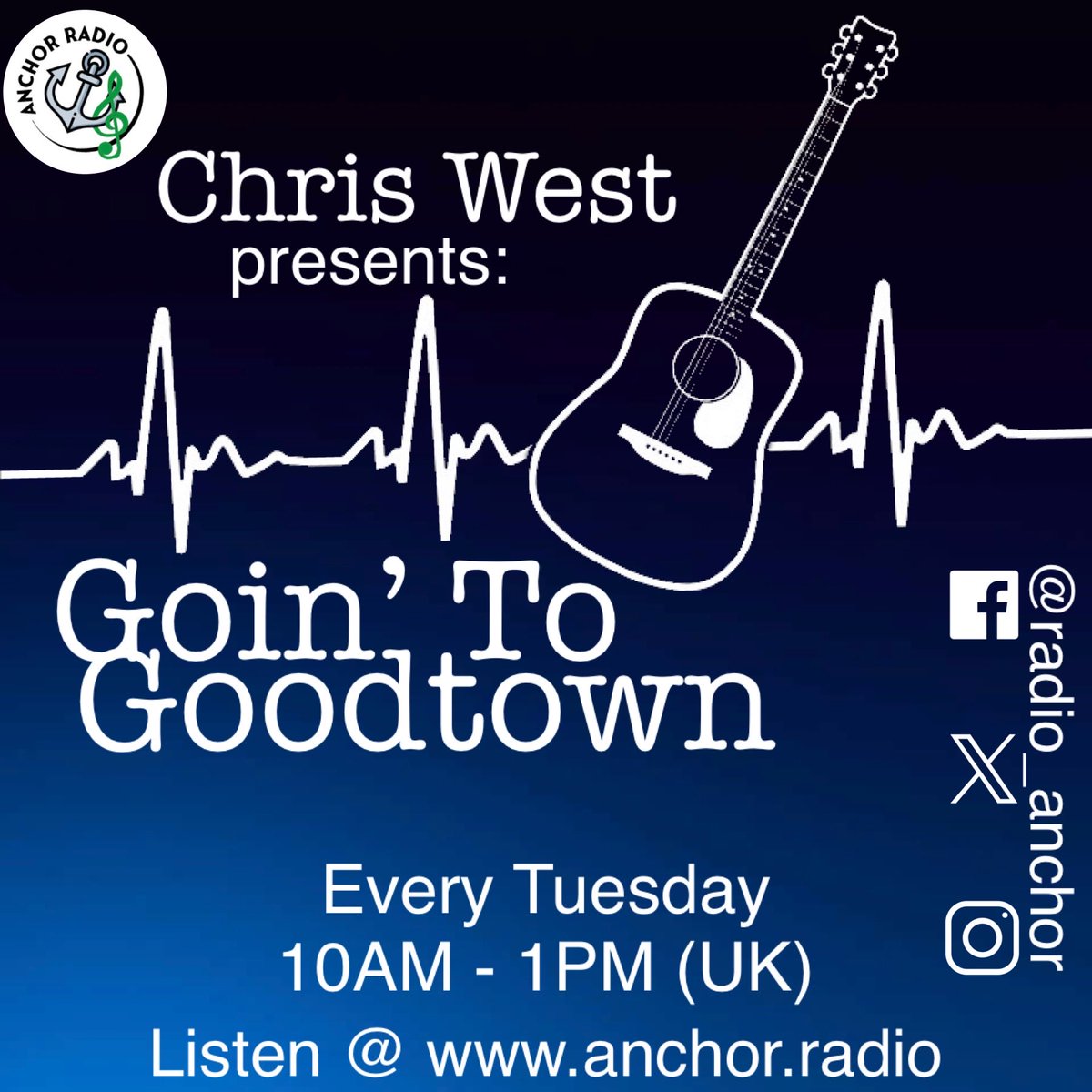 The Train’s Goin To Goodtown for another week of sumptuous song craft on <a href="/radio_anchor/">Anchor Radio</a>! We’ll celebrate 10 years of <a href="/JasonIsbell/">jason's old account</a>’s South Eastern! we’ll enjoy new <a href="/laurenhousley/">Lauren Housley</a> + <a href="/kellebosi/">Kellebosi</a> <a href="/AphelionOf/">EchoesOfAphelion - Debut Album OUT NOW!</a> <a href="/ShelleySegal/">Shelley Segal</a> <a href="/melaniehorsnell/">melanie horsnell</a> @roriekelly &amp; more on anchor.radio