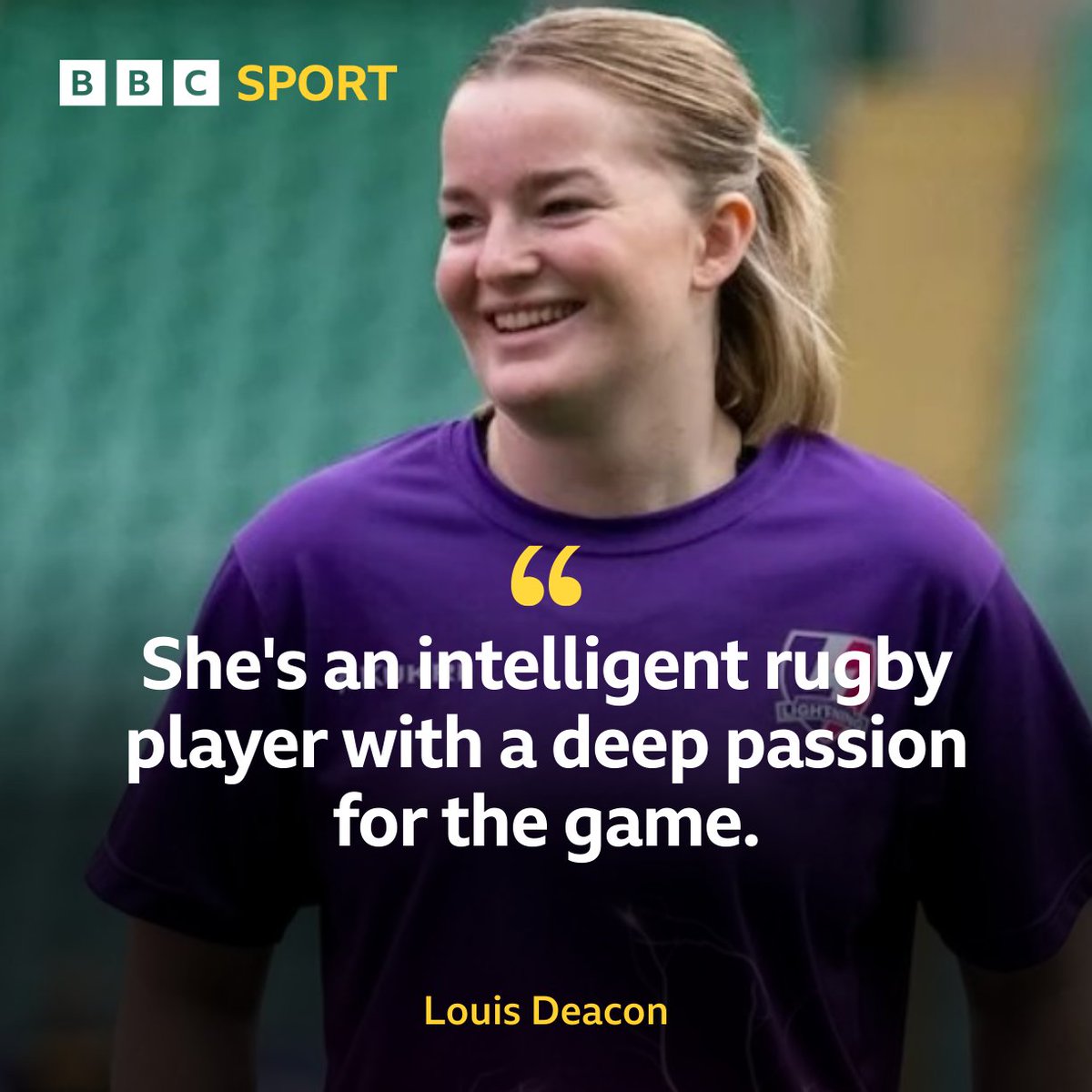 'It will be a special moment to see her run out.'

@Daisyhj1 is set to make her England debut against Australia on Friday.

The @LightningRugby forward and @SaintsRugby community coach has been named on the bench by head coach Louis Deacon.