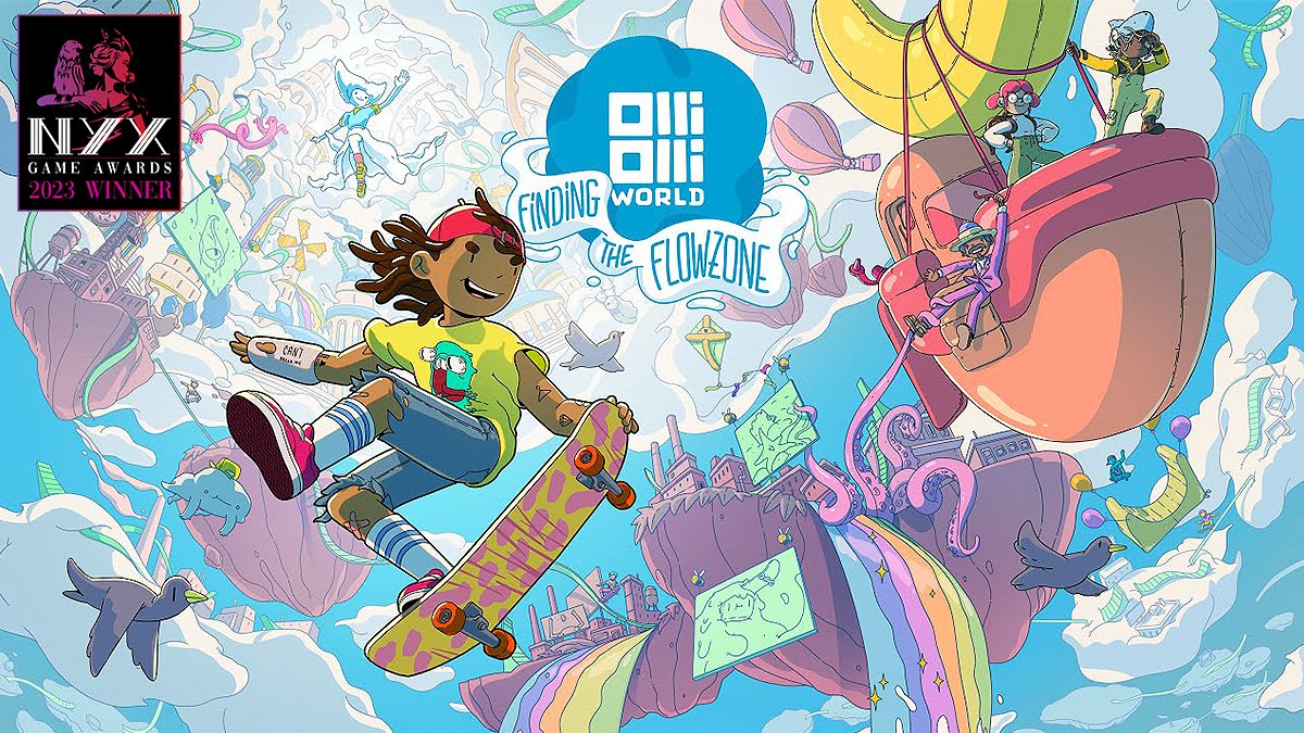 𝟐𝟎𝟐𝟑 𝐖𝐢𝐧𝐧𝐞𝐫 𝐇𝐢𝐠𝐡𝐥𝐢𝐠𝐡𝐭 🎮

OlliOlli World: Finding the Flowzone Trailer by <a href="/layermedia/">LAYER</a>

Winner's Page: tinyurl.com/3h8v7pna
Enter today: nyxgameawards.com

#NYXAwards #NYXGameAwards #gameawards #gamevideo #gametrailer #gamedesign #gamedeveloper