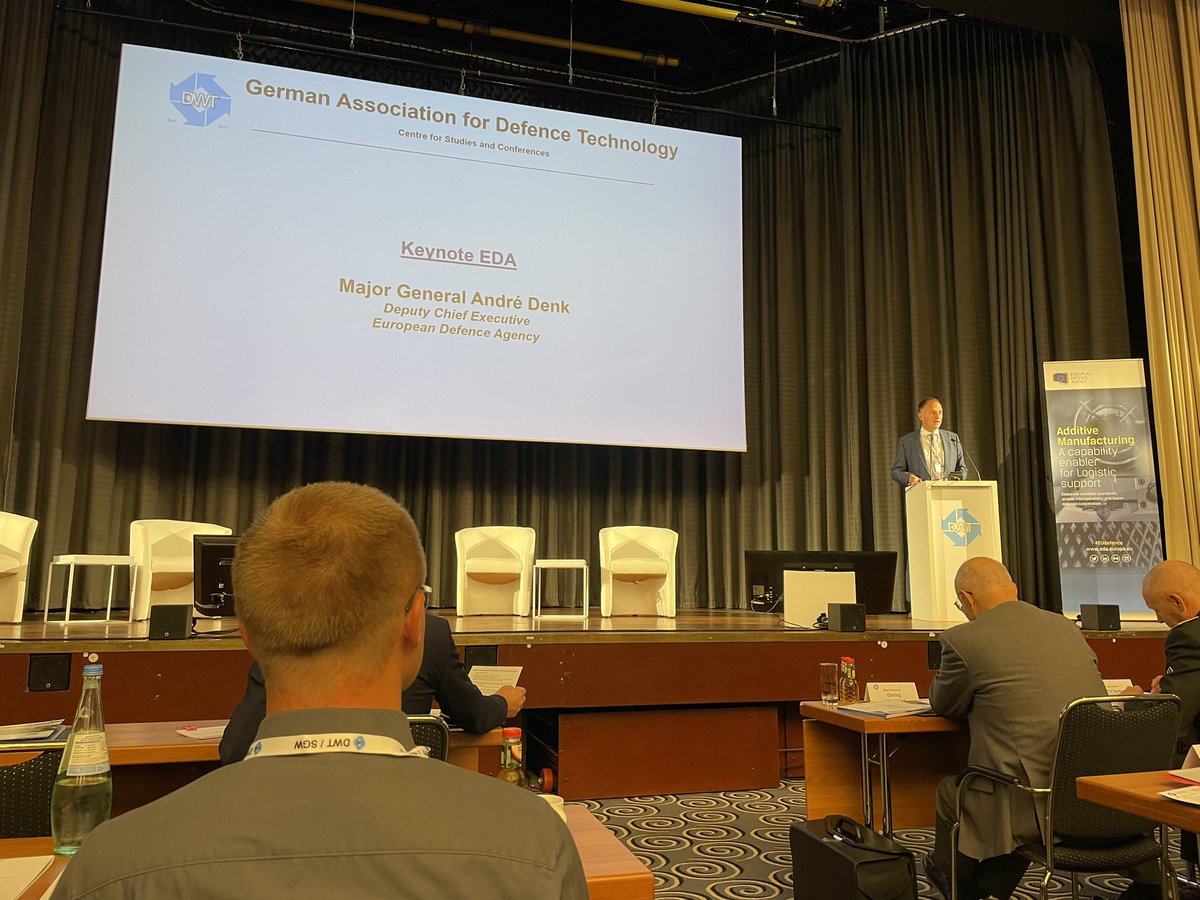 More than 250 stakeholders together in the 2nd European Military #additivemanufacturing Symposium in Bonn, to make AM a day to day usable technology for the military forces and defence industry 
<a href="/EUDefenceAgency/">European Defence Agency</a> #EUdefence
