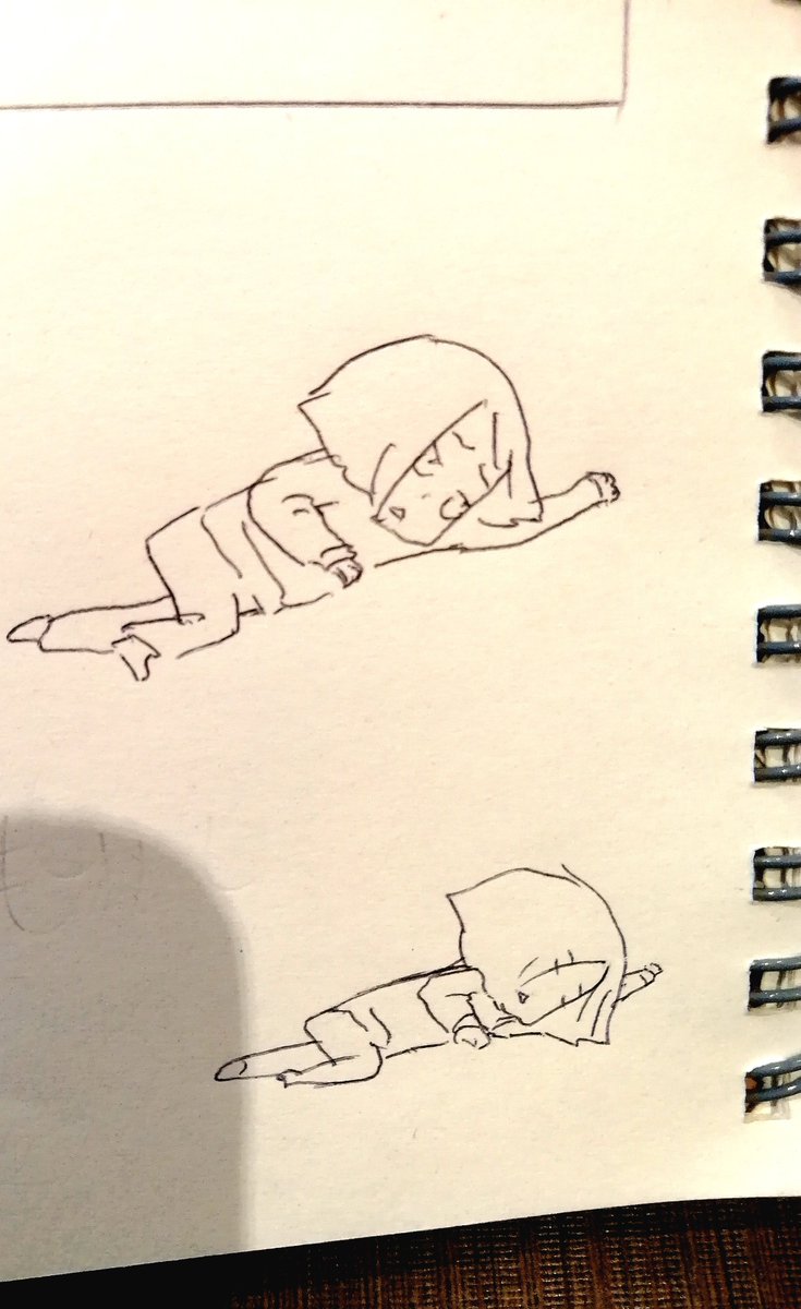 グループ展が終わったんだなーと思いながら描くらくがき