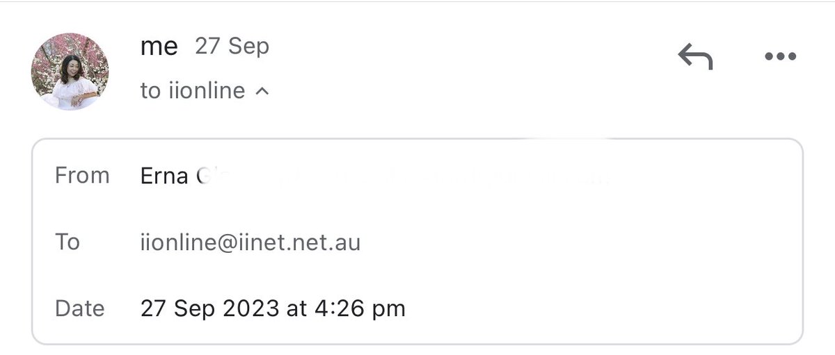 SimplyCheecky's tweet photo. @iiNet Yep. I’ll resend it regardless. https://t.co/4sbcJRl3SS