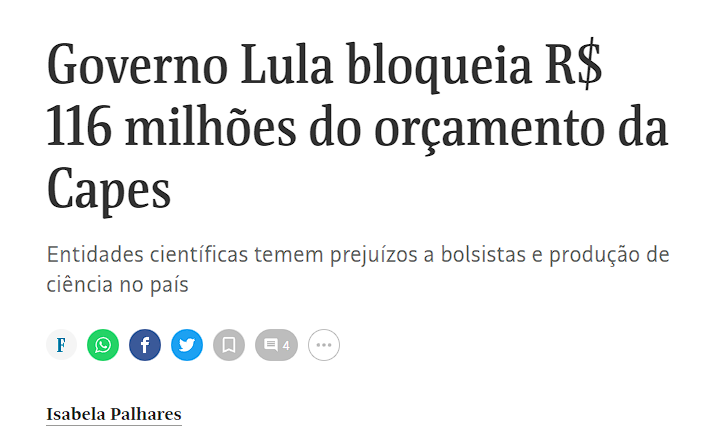 GayerGus's tweet photo. Governo LULA fez o que??? Cortou mais verba da educação?? Não é possível! Quem poderia imaginar uma coisa dessa? https://t.co/fc15WRxv0y