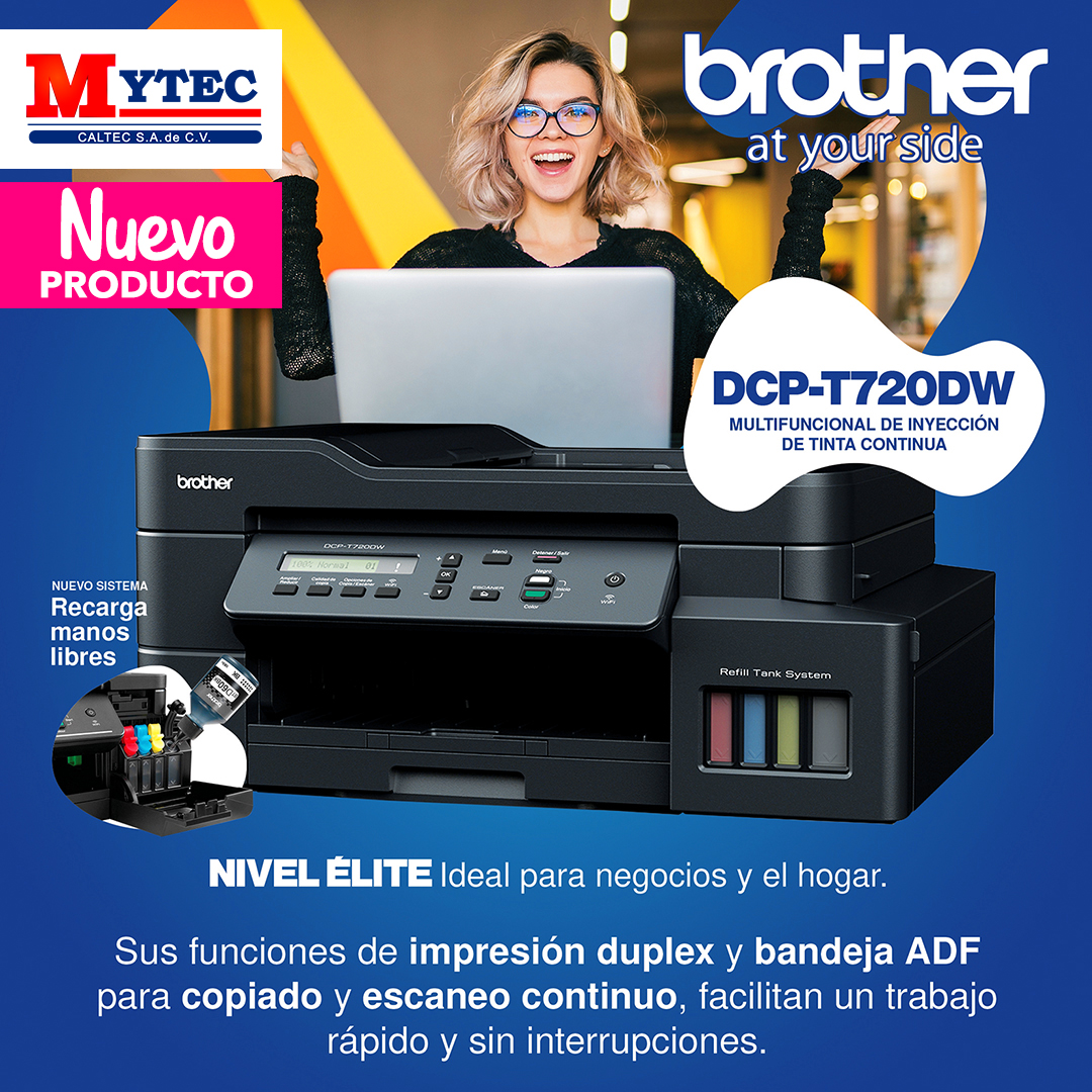 MytecCaltec's tweet photo. 🚀📷 EQUIPO NUEVO📷📷📷 con las NUEVA DCP T720DW para impresiones INCREIBLES, con estos equipos para el éxito #nuevo #Mytec https://t.co/3MUfPPNeBR