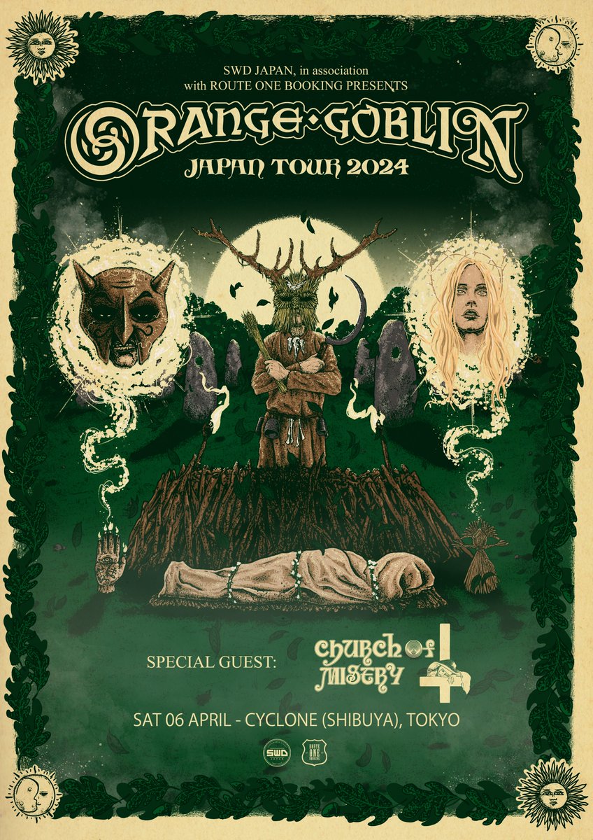RT @SoundworksJ: ORANGE GOBLINはついに4月に日本に帰ってきます