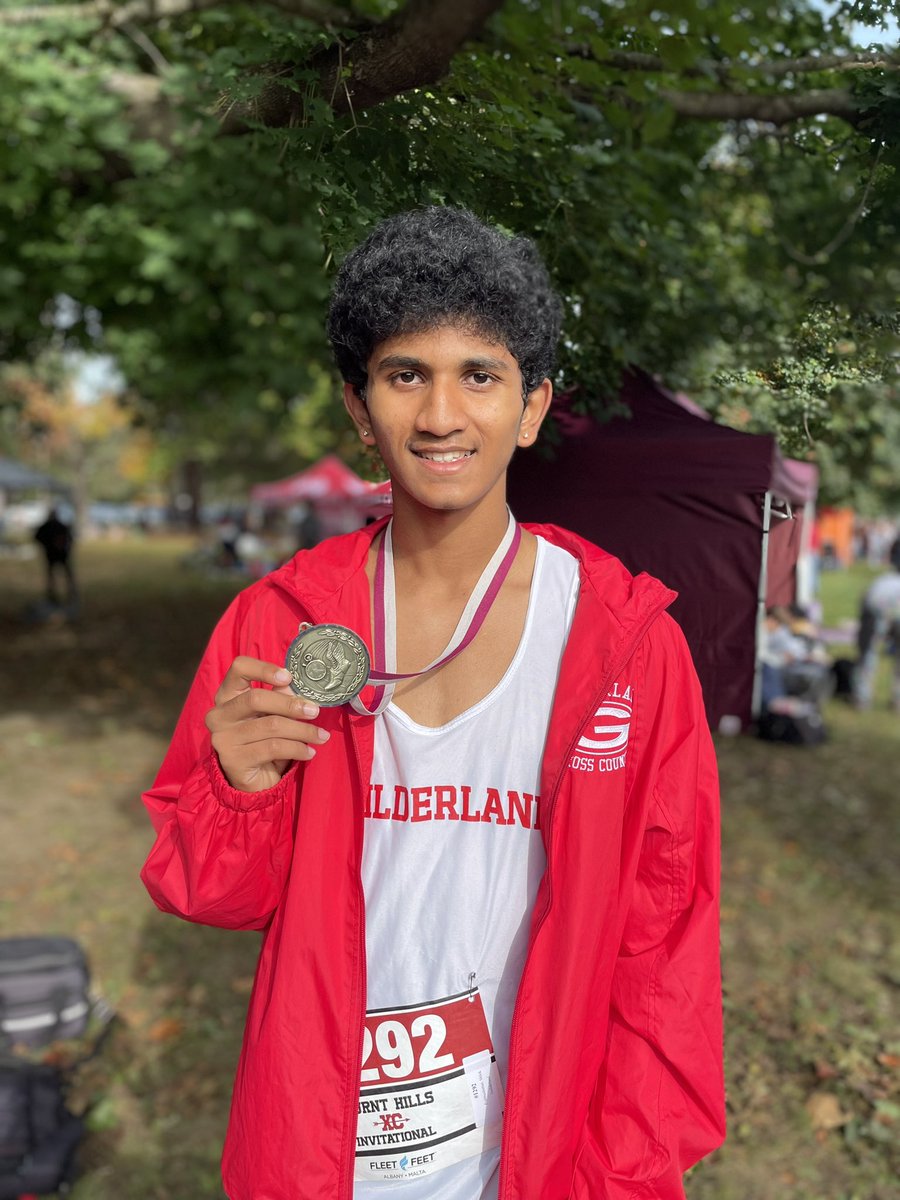 GuildBoysRun's tweet photo. At Saturday's Burnt Hills Invitational, our  Freshman team came in 2nd place, led by ...

⚡️⏱️ Joshua Melchior - 7th ~ 10:50.1
💥Shlok Prabhushettar - 10th ~ 10:59 (PR)
⚡️Colin Davis  ~ 11:14.9
💥 Ryan Holb ~ 11:15.9
👍 Evan Byon ~ 11:18.2 https://t.co/4FuoYnacdC