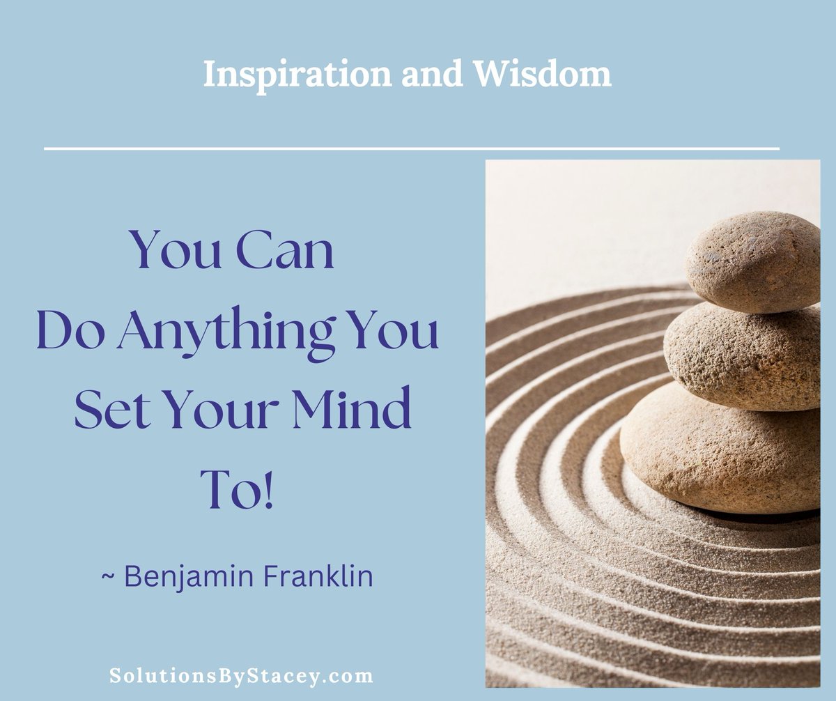 staceymayo's tweet photo. I tell myself this a lot. It helps! --> You Can Do Anything You Set Your Mind To!
 
#personaldevelopment #consciousness #success #mindsetmatters #healingjourney https://t.co/mR8h6ceqME