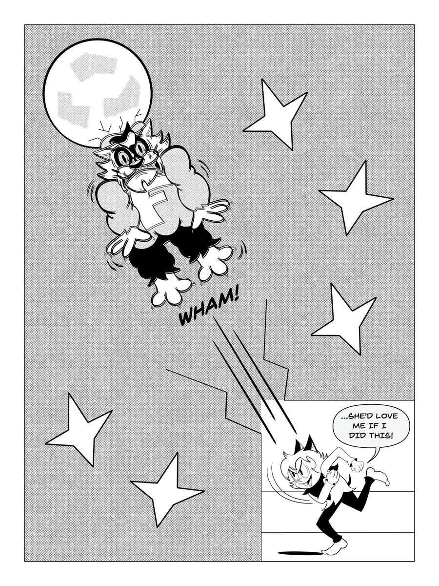 lksassi's tweet image. Here's the fifteenth page of Little Lilith's sixth issue. If you'd like a high-quality copy, I'm still setting up an Itch page. #comic