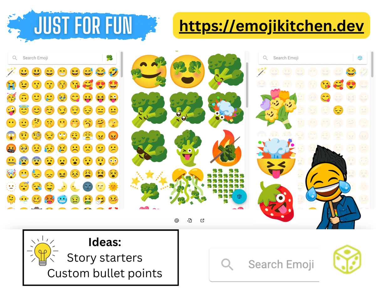 apsitjen's tweet photo. Check out this week's issue of #TechTips411 https://t.co/7WK72oNoAA
⏳  Aftel timer
😎  Emoji Kitchen 
📲  @OpenAI  iOS app
 🌎 @DiscoveryEd  #VirtCon
#edtech #EDUtwitter #TeacherTwitter https://t.co/hGCmDI8F0l