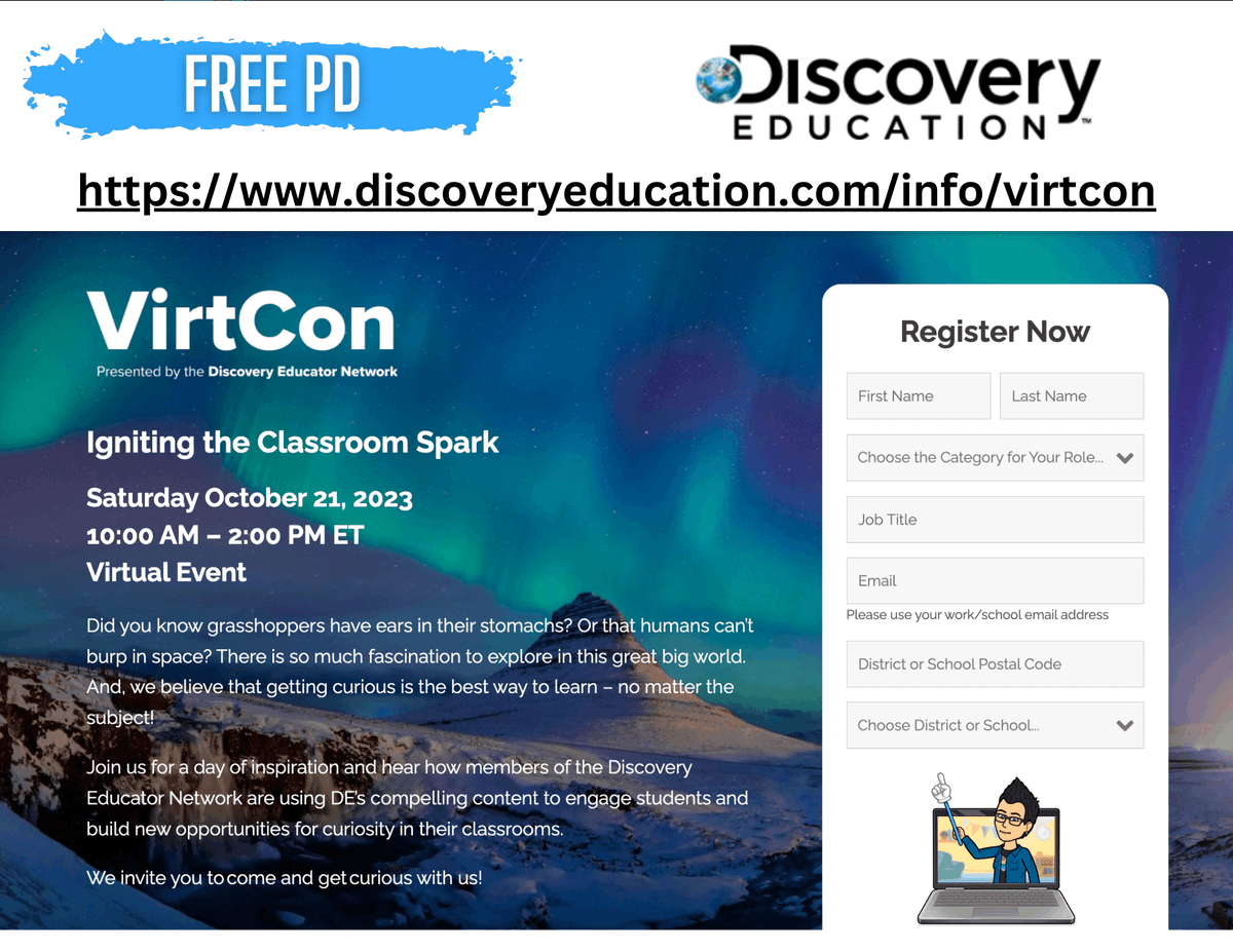 apsitjen's tweet photo. Check out this week's issue of #TechTips411 https://t.co/7WK72oNoAA
⏳  Aftel timer
😎  Emoji Kitchen 
📲  @OpenAI  iOS app
 🌎 @DiscoveryEd  #VirtCon
#edtech #EDUtwitter #TeacherTwitter https://t.co/hGCmDI8F0l
