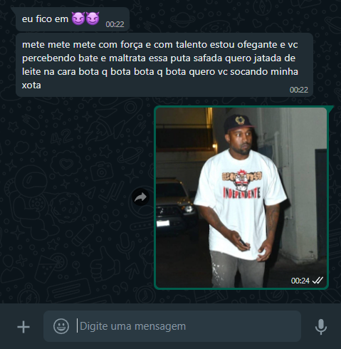 ontem tava flertando quente