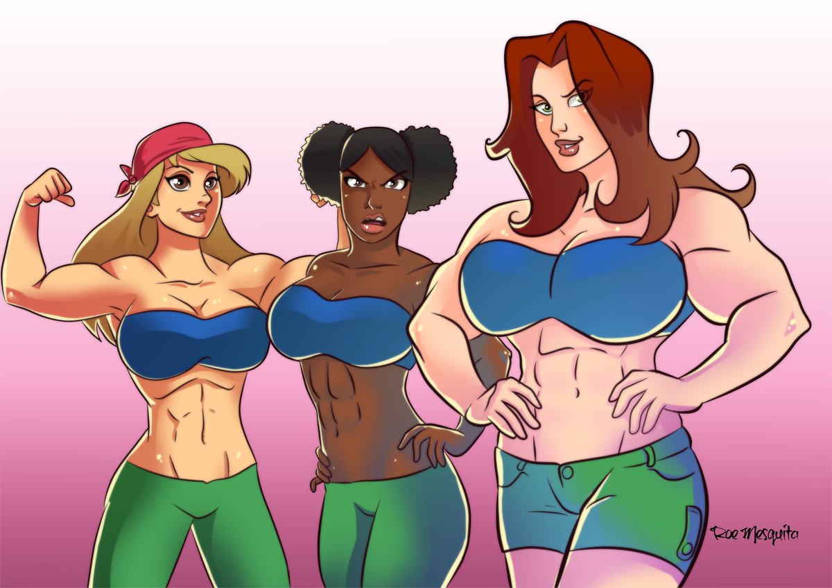 musclecandy27's tweet photo. I was digging into the archives and found these.

Would you believe that Captain @odie1077 almost made yours truly, @jessy_the_dj &amp; Bunny into a heroic muscle trio?

(🎨: @roemesquita, "threed-musc", "tunggulaja", &amp; "Derpybadger") https://t.co/xU4G8OjT72