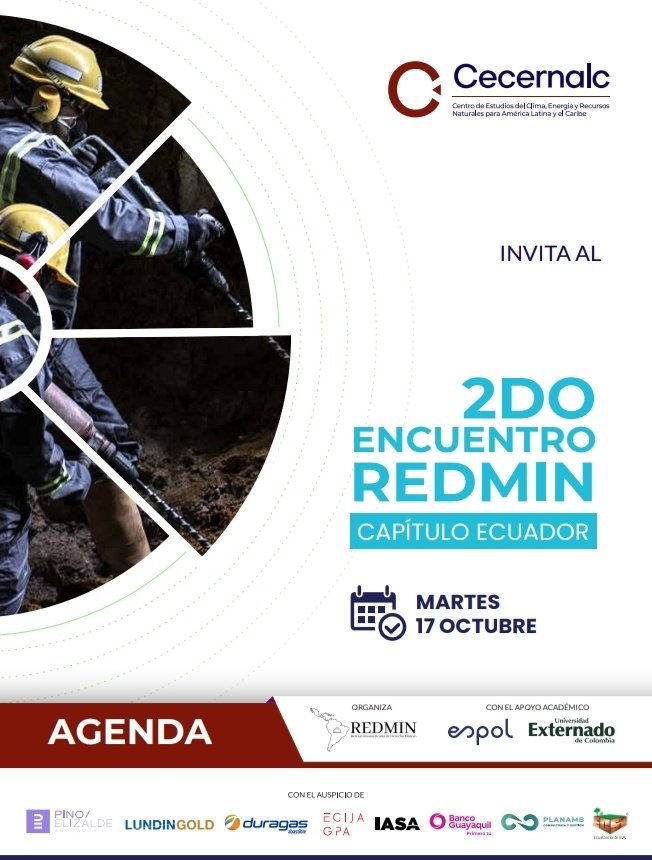 steviegamboa's tweet photo. Mañana 17 de octubre desde las 9:30 continuamos la #ENERGYE WEEK  en @espol con el II ENCUENTRO @RRedmin para Conversar sobre los procesos de Participación y Consulta, sus efectos sobre el desarrollo de la industria minera. Evento presencial y sin costo 🖇️ https://t.co/ocNNcqoMwv https://t.co/9bu6QLLvbC