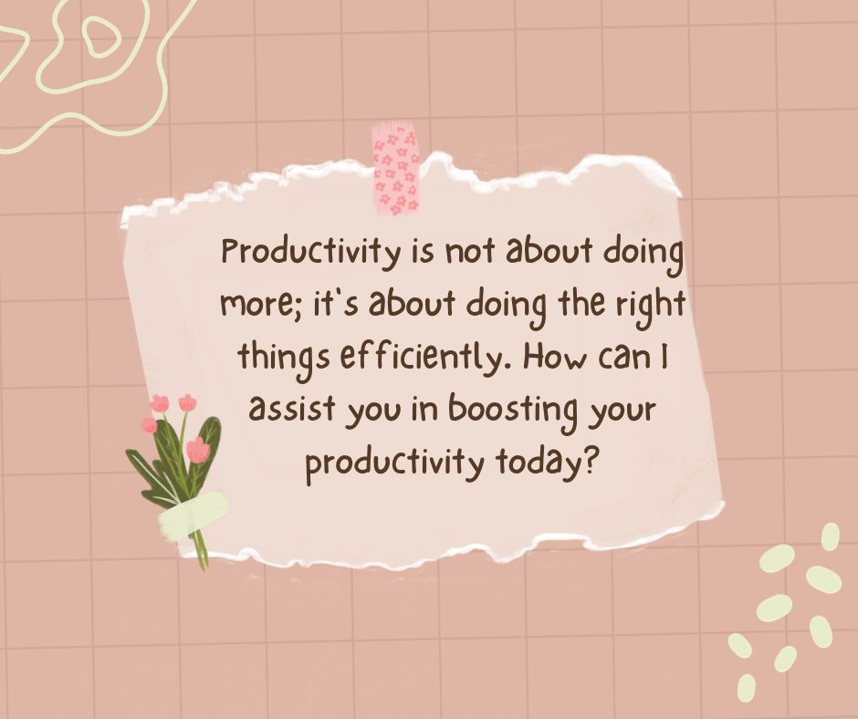 va_aph's tweet photo. Boosting productivity is a key goal. Let's work together to streamline tasks and maximize efficiency for your business. 

#virtualassistantph
#productivity
#success
#socialmediamanagement
#graphicdesign
#leadgeneration
#admintask https://t.co/i22x1sDEW7
