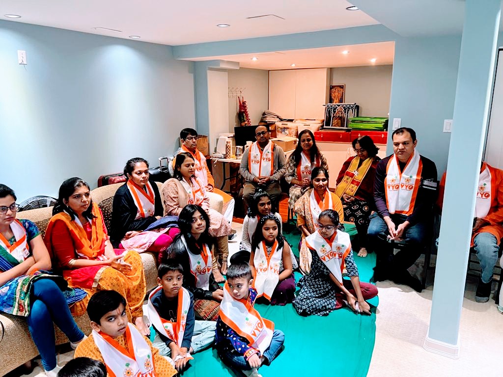 VYOinternation's tweet photo. 🪷 Hardik Badhai! 🪷
Glimpses of VYO Education start in Ottawa with Pujya Shri @Vrajrajkumarji1 Mahodayshri's blessings.
#inauguration #launch #vyoe #childrenclasses #vrajrajkumarji #vyo #canada https://t.co/SW7Osu9K3G
