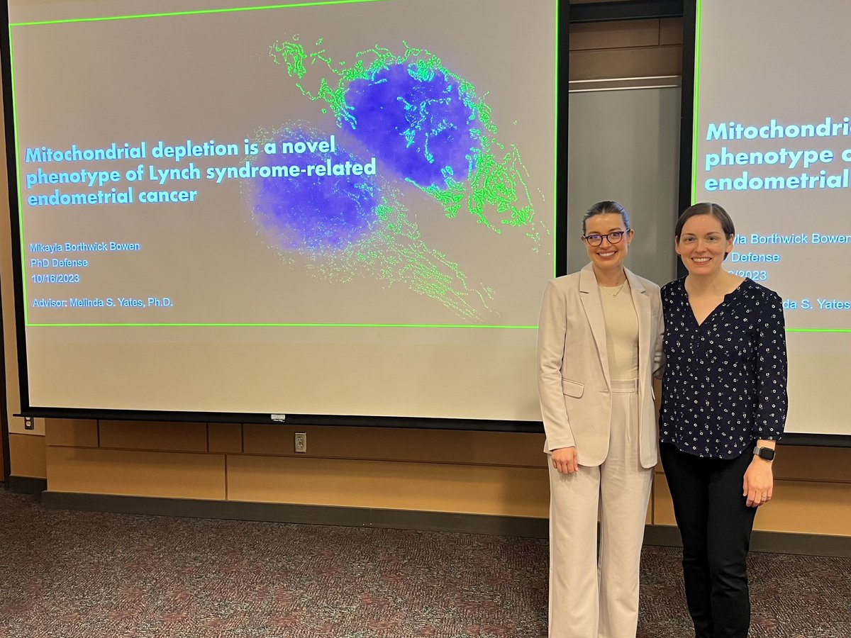 I’m very proud to announce the successful PhD thesis defense of <a href="/MikaylaMDPhD/">Mikayla Borthwick Bowen</a> <a href="/MDA_UTHGrad/">MD Anderson-UTH Grad</a> ! Not even a fire alarm in the middle of the seminar could shake her off course (after the safety-related break, of course!).