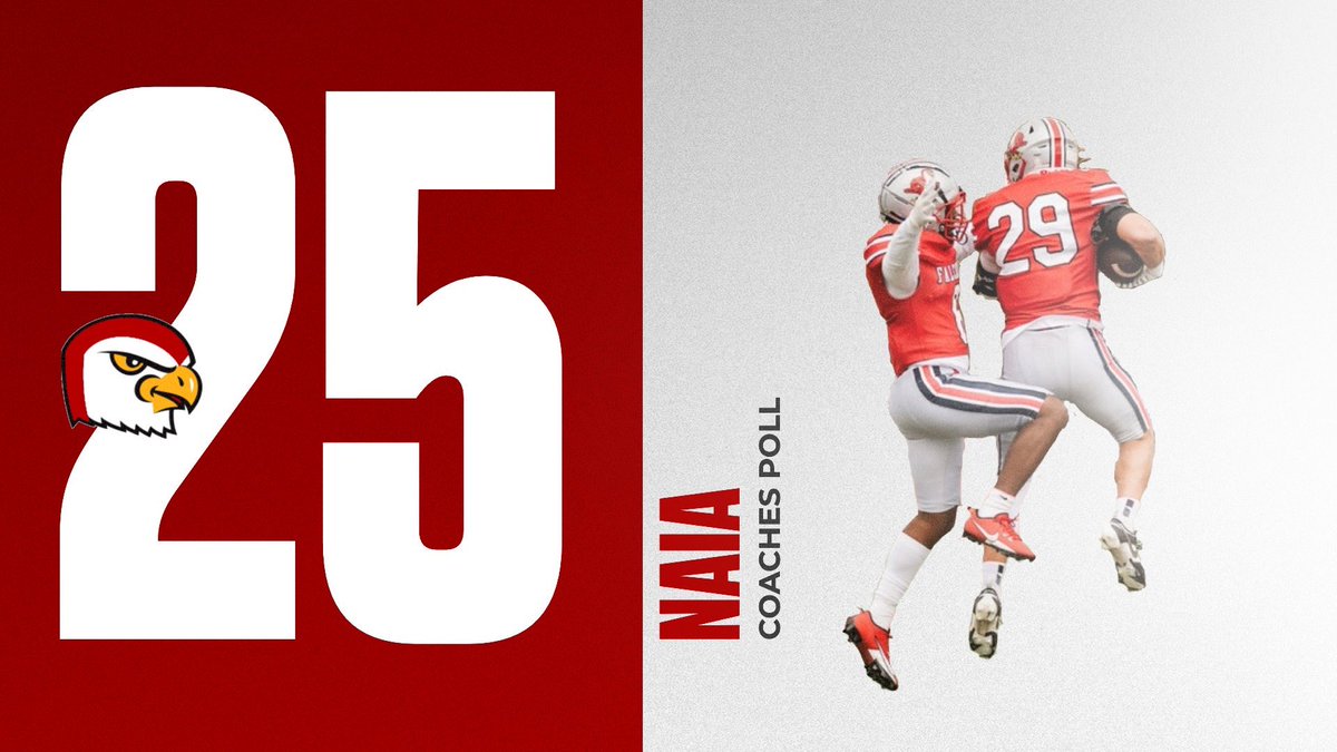 FalconsFU's tweet image. ⚡️RANKED⚡️ #25 

#BTF #naia #ranked #friendsufootball