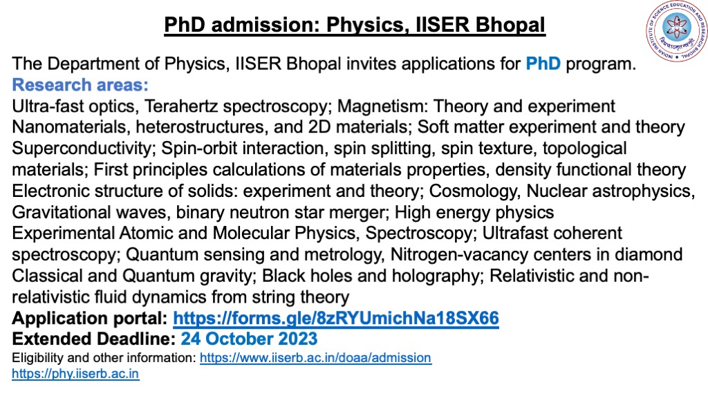 We have extended the deadline for our PhD applications! Spread the word far and wide!!