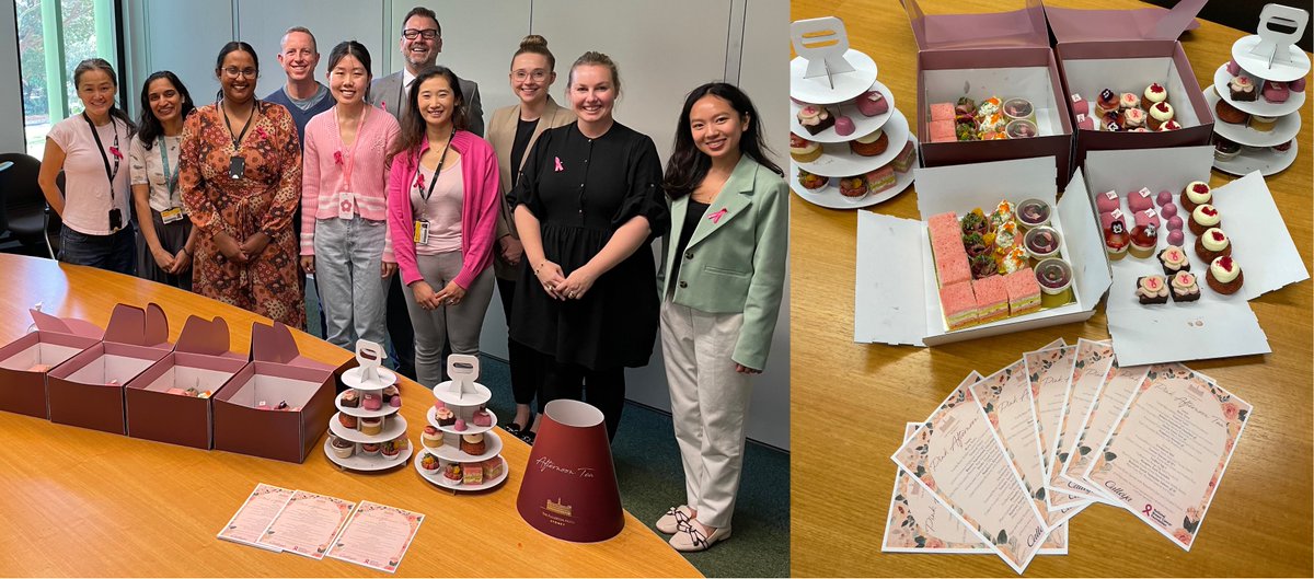 Wonderful to host the <a href="/fullertonsyd/">The Fullerton Hotel Sydney</a> team, who have spoiled our lab with a decadent pink themed high tea! #delicious 

So thankful for all the fundraising The Fullerton do for <a href="/NBCFAus/">NBCF Australia</a> - funding which is critical for our lab's breast cancer research.