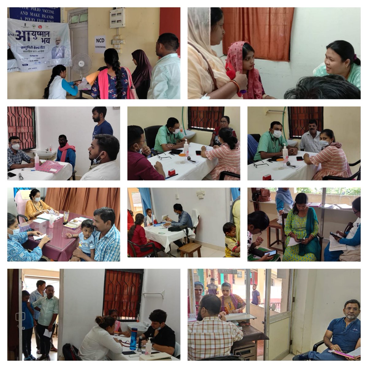 On 15 Oct 2023 ANIIMS in collaboration with District Health Society, Directorate of Health Services organised Ayushmaan Bhavah Health Mela at CHC Bambooflat. Specialists in Medicine, Surgery,   G&amp;O, Pediatrics, ENT, Ophthalmology offered free health, lab, &amp; other services.