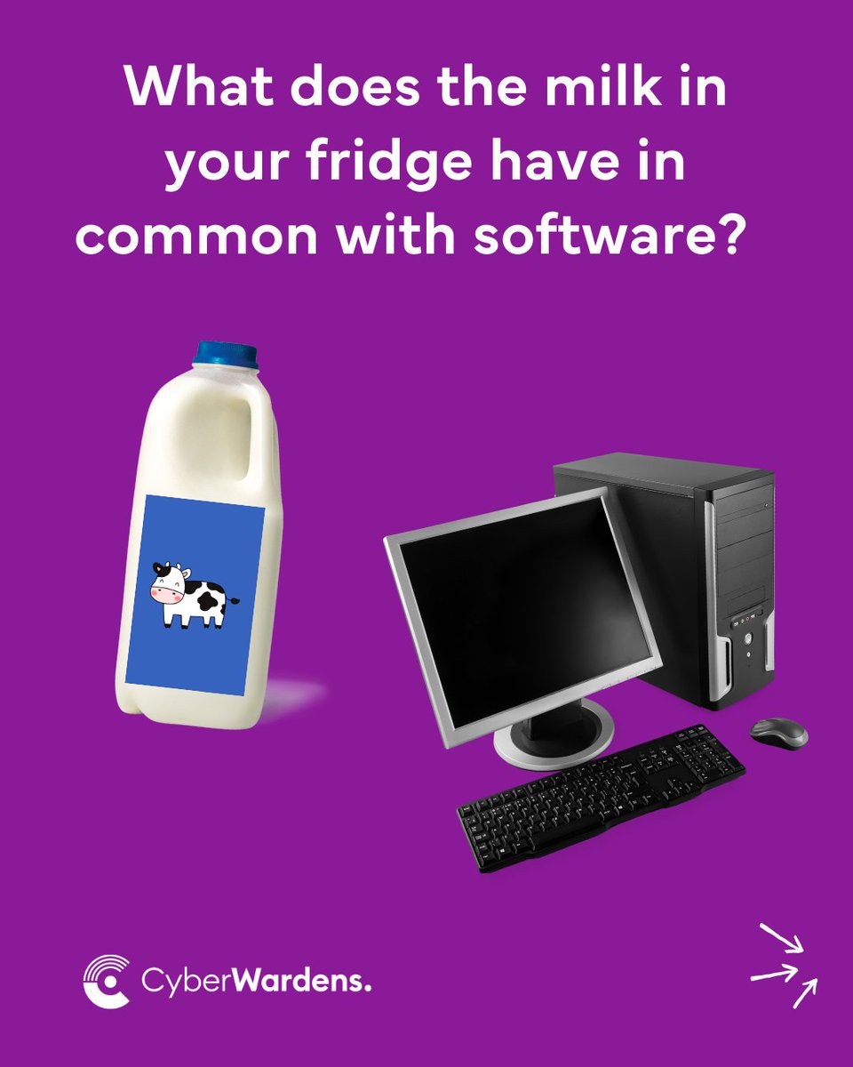 CyberWardens's tweet image. Like the milk in your fridge, software + devices have an expiry date. Without #automaticupdates out-of-date software increases the chance your #smallbusiness could experience a cyber attack. Uninstall old software and learn more tips at #CyberWardens #cyberawarnessmonth