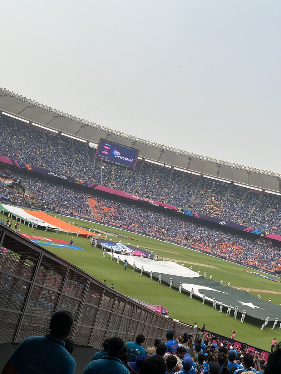 salmanfarq's tweet photo. Dream come true watching #INDvsPAK match live in a stadium 🏟️ thank you @allaboutcric_ for your inputs which helped to book the tickets 🇮🇳🇮🇳🇮🇳🇮🇳🇮🇳 https://t.co/vvrUP0pa3D
