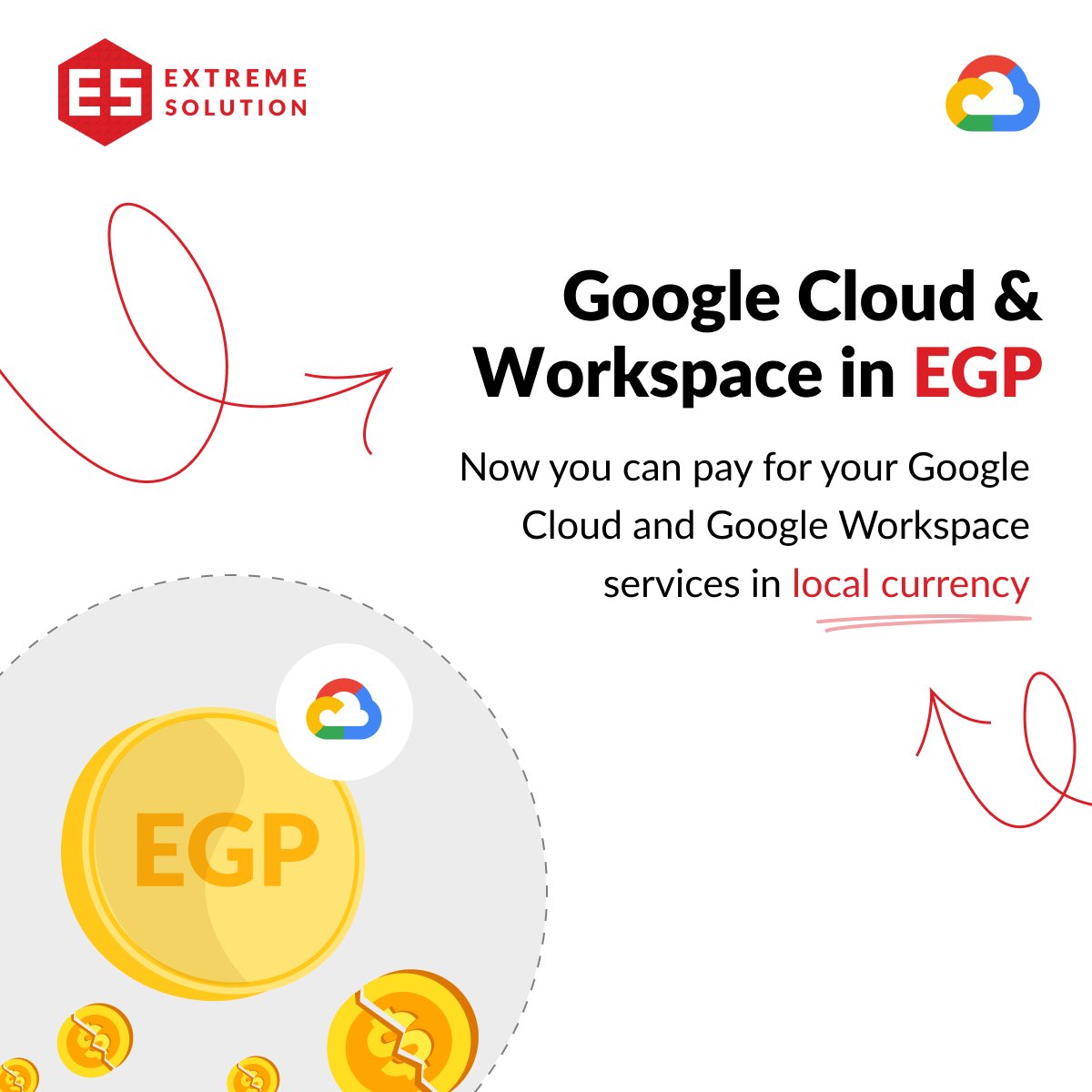 extremesolution's tweet image. 📣 We are now offering to of all our Egyptian 🇪🇬 customers the option to pay for @googlecloud &amp;amp; @GoogleWorkspace services in local currency (EGP)

Find more here 👇🏻

extremesolution.com/billing-in-egp…