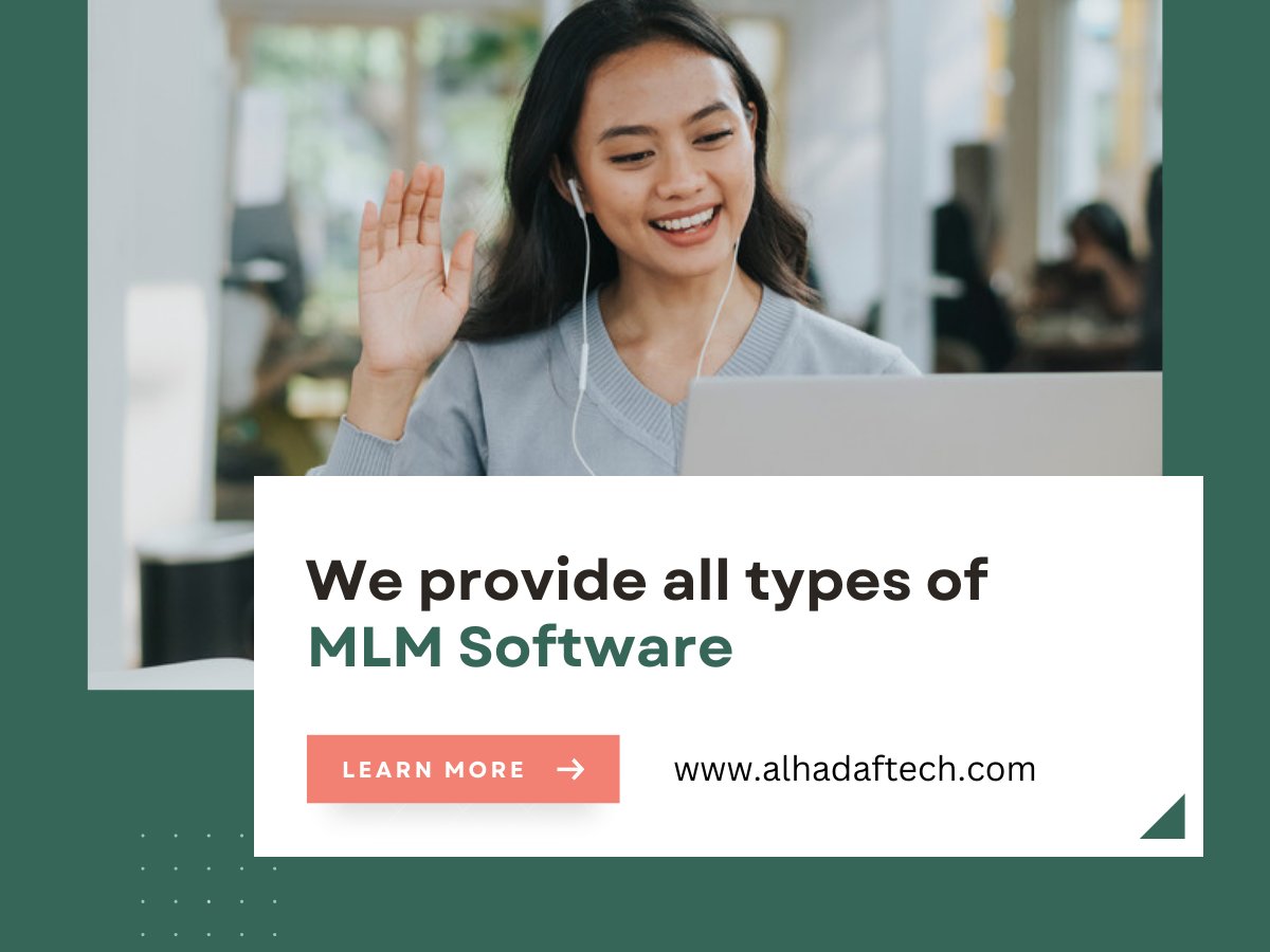 alhadaftech's tweet photo. We make sure your MLM Software and blockchain are optimized for all devices no matter the screen size, critical to your online success. 

https://t.co/H38uUaH0NL

#matrixmlmsoftware #binarymlmsoftware #boardmlmsoftware #unilevelmlmsoftware #hybridmlmsoftware https://t.co/cZX5v2eN6W