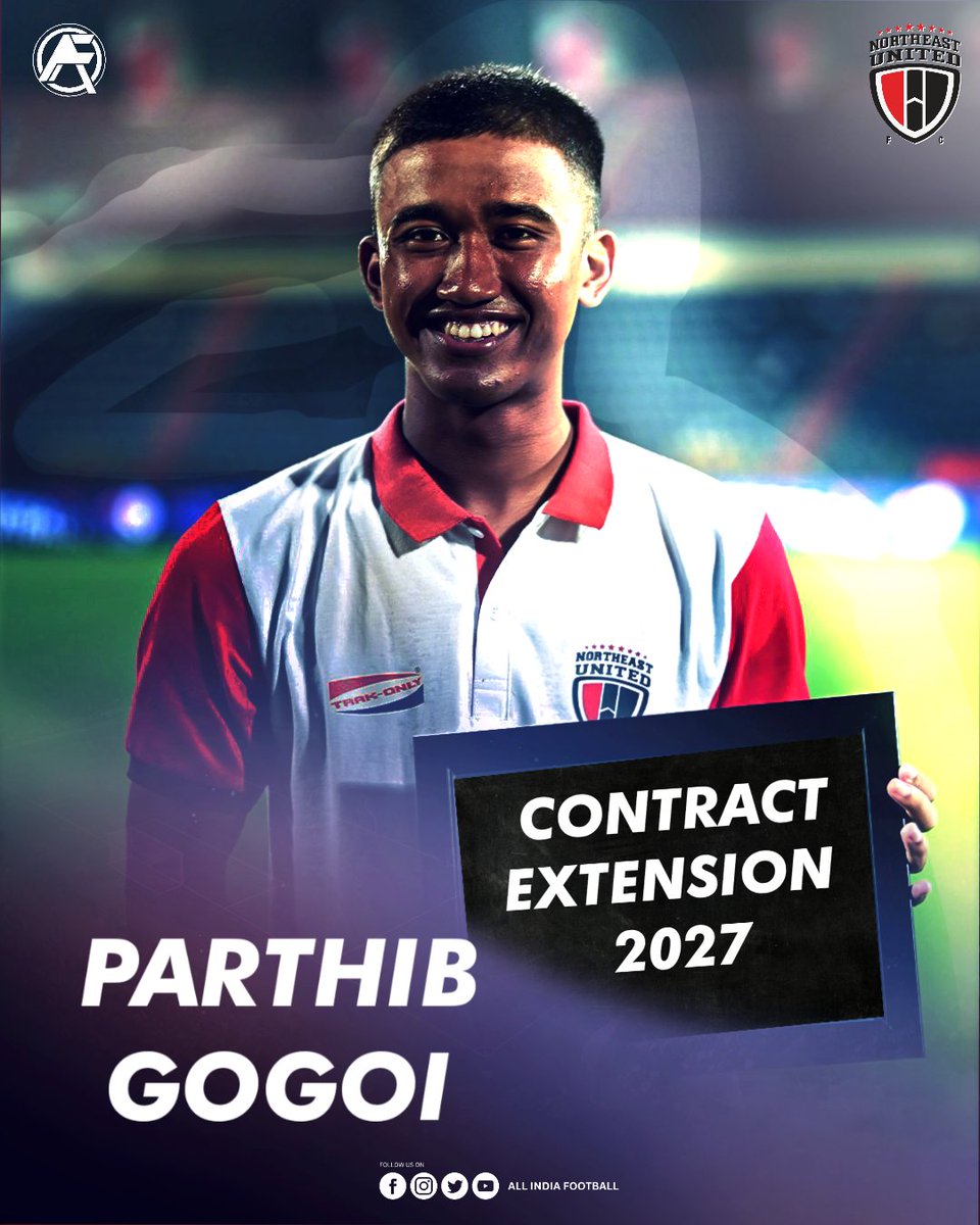 Parthib Gogoi extends his contract with The Highlanders till 2️⃣0️⃣2️⃣7️⃣ ✍️

কেনে মোজ্জা !🌚

#NortheastUnitedFC #Highlanders #WWTTT #HeroISL #IndianFootball #allindiafootball
