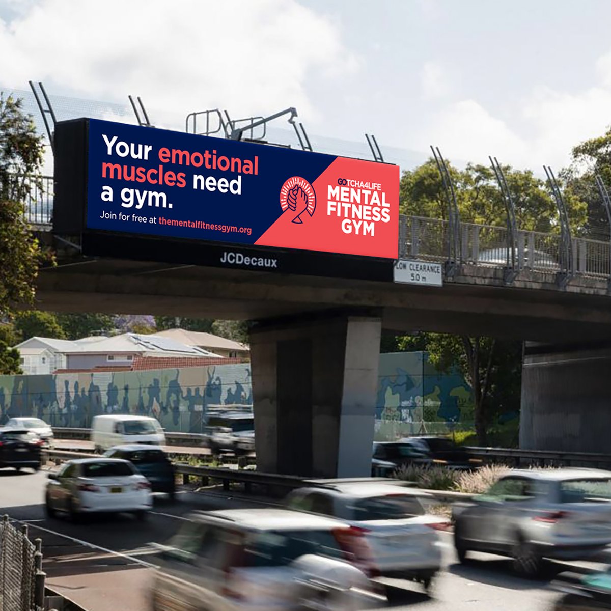 To launch a new kind of gym you need inspirational tools… and a big billboard. Share if you’ve spotted our #MentalFitnessGym ads around the country. #Gotcha4Life #MentalFitness