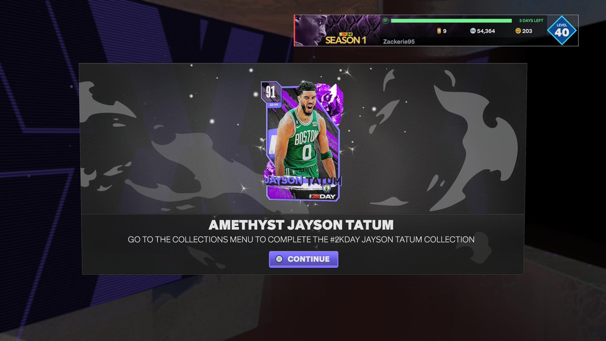 Unlimited 2kDay 10 box. I was able to lock in for Tatum after #PS5Share, #NBA2K24