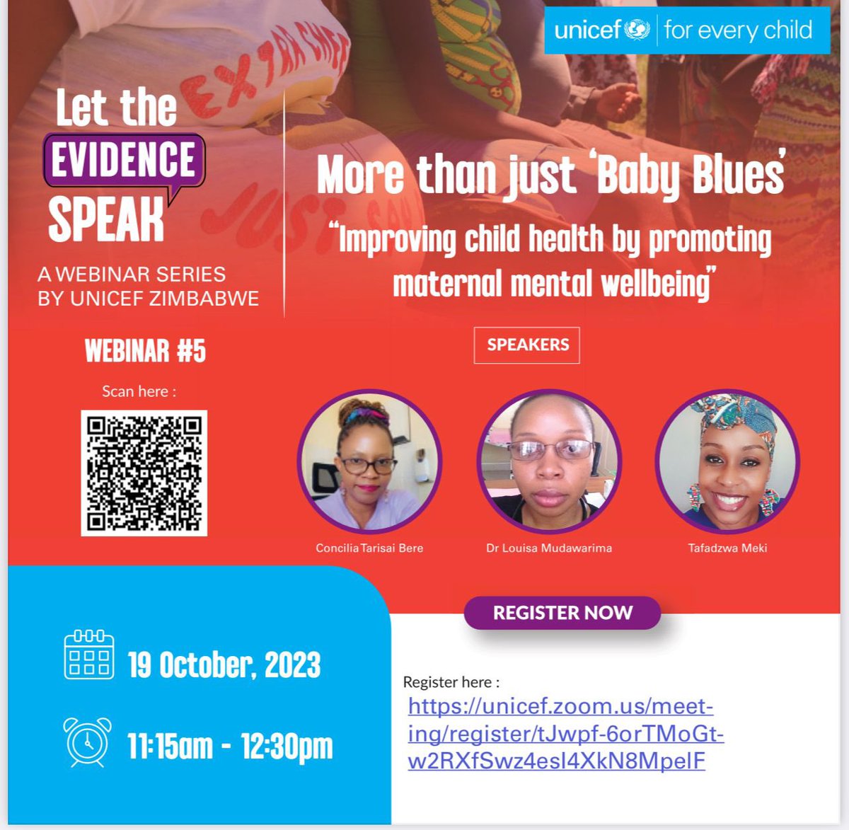 Uni of Zim #MentalHealthdepartment <a href="/TENDAI_program/">TENDAI_Program</a> <a href="/UZCHSRSC/">UZ-FMHS Research Management Unit</a> #UZCTRC <a href="/UNICEFZIMBABWE/">UNICEF ZIMBABWE</a> are introducing the Tendai “thanks to mothers”maternal mental health program this Thursday.Join us <a href="/Stranchi2/">lyndastranixchibanda</a> <a href="/melanieabas/">Melanie Amna Abas</a> <a href="/BenJackAdams/">Ben Adams</a> <a href="/Pamumvurizwe/">Pamumvuri</a> <a href="/PCollins_gmh/">Pamela Collins</a> <a href="/WHO_Zimbabwe/">WHO Zimbabwe</a> <a href="/walter_mangezi/">Walter Mangezi</a>