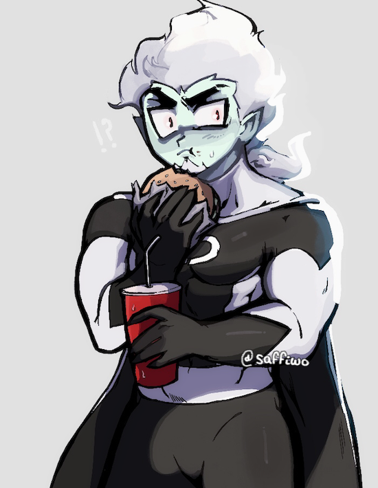 saffiwo's tweet photo. #dannyphantom 
burger! https://t.co/tXjrRuxfTj