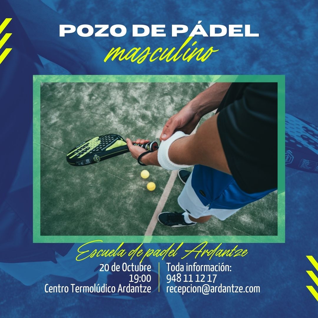 Ya está abierta en nuestra App de Resasport la inscripción al Pozo de Padel masculino de este viernes 20 de Octubre! No lo dudes y apúntate!