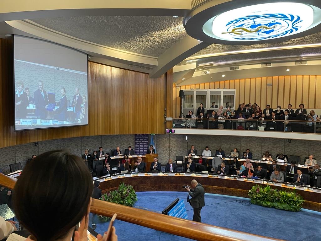 Prof. Michele Rumsey (WHO CC UTS) is in Manila for the 74th session of the WHO Regional Committee for the Western Pacific. Here, they will vote to nominate the next WHO Regional Director for the Western Pacific. #RCM74 @WHOWPRO