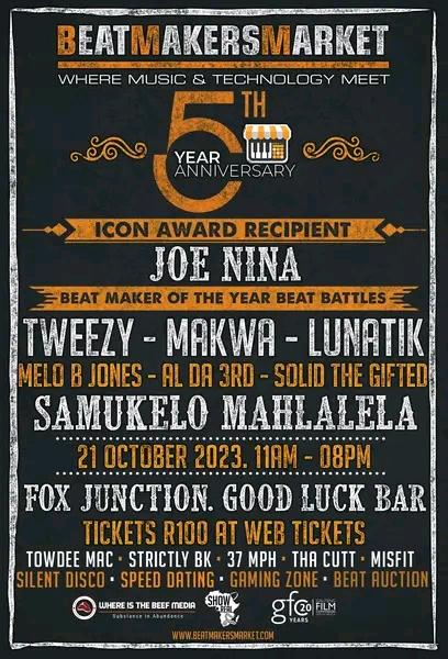 This Saturday 21 October I'll be at the Goodluckbar in Newtown for the 5th anniversary of the beat makers market make sure u pull through <a href="/BeatMakersHome/">BeatMakers Market</a>