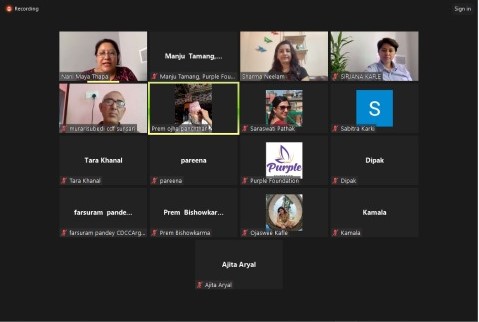 PurpleFoundatio's tweet photo. On October 13, 2023, Purple Foundation organized a webinar entitled " Cyber crime and the role  of civil society organizations in mitigating the risks" for D-Safe ( Digital Safety for All ) network members. https://t.co/xjJCNFbXlJ
