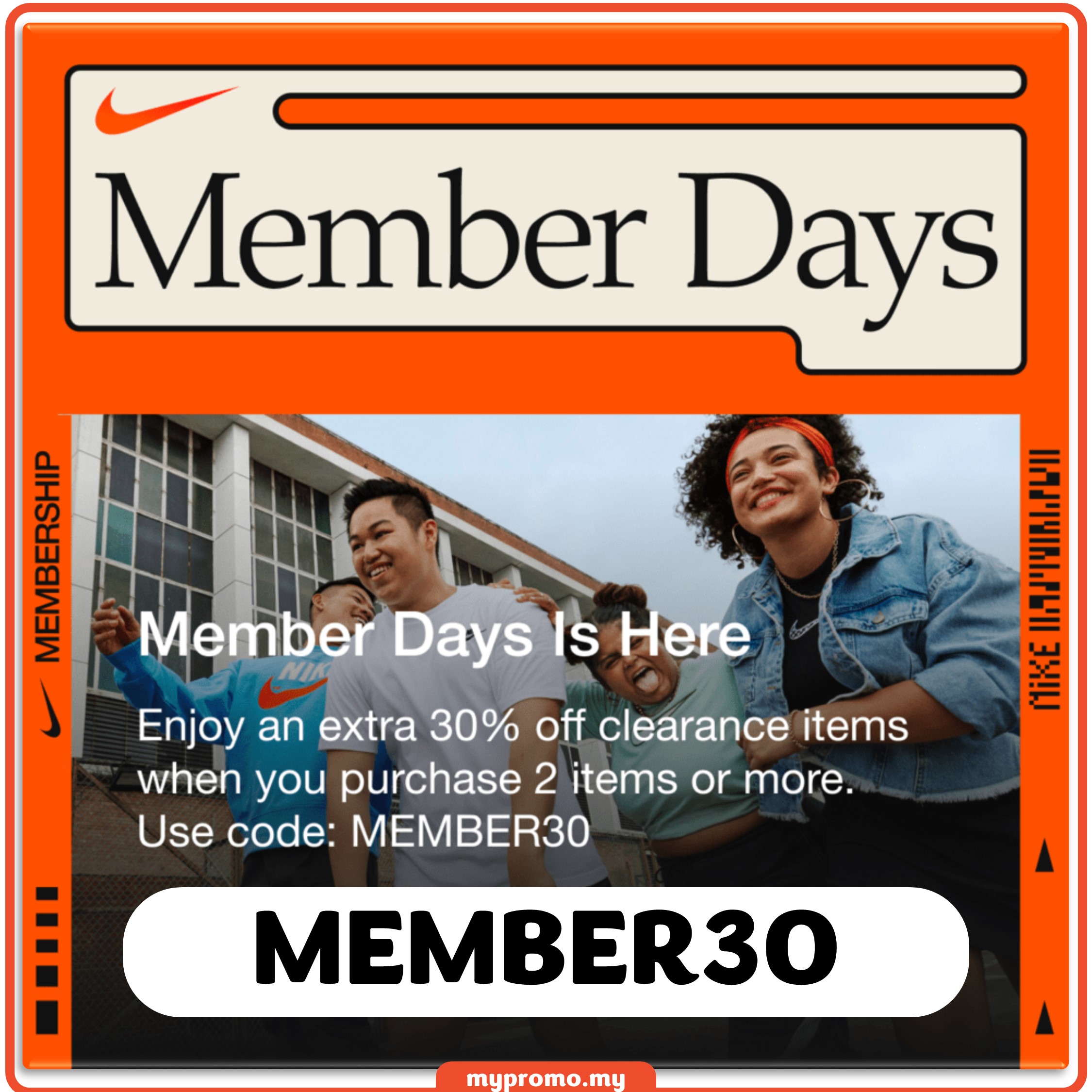 Promo Code For Nike Member Days