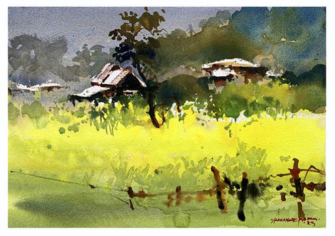old houses in the landscape' watercolor
click to watch demo- youtu.be/HoPR2VHt4iE
.

#watercolorpainting #watercolourpainting #watercolordemo #watercolordemobyshahanoormamun #watercolorbyshahanoormamun #shahanoormamun #watercolorlandscapepaintingtutorial #art #artist #painter