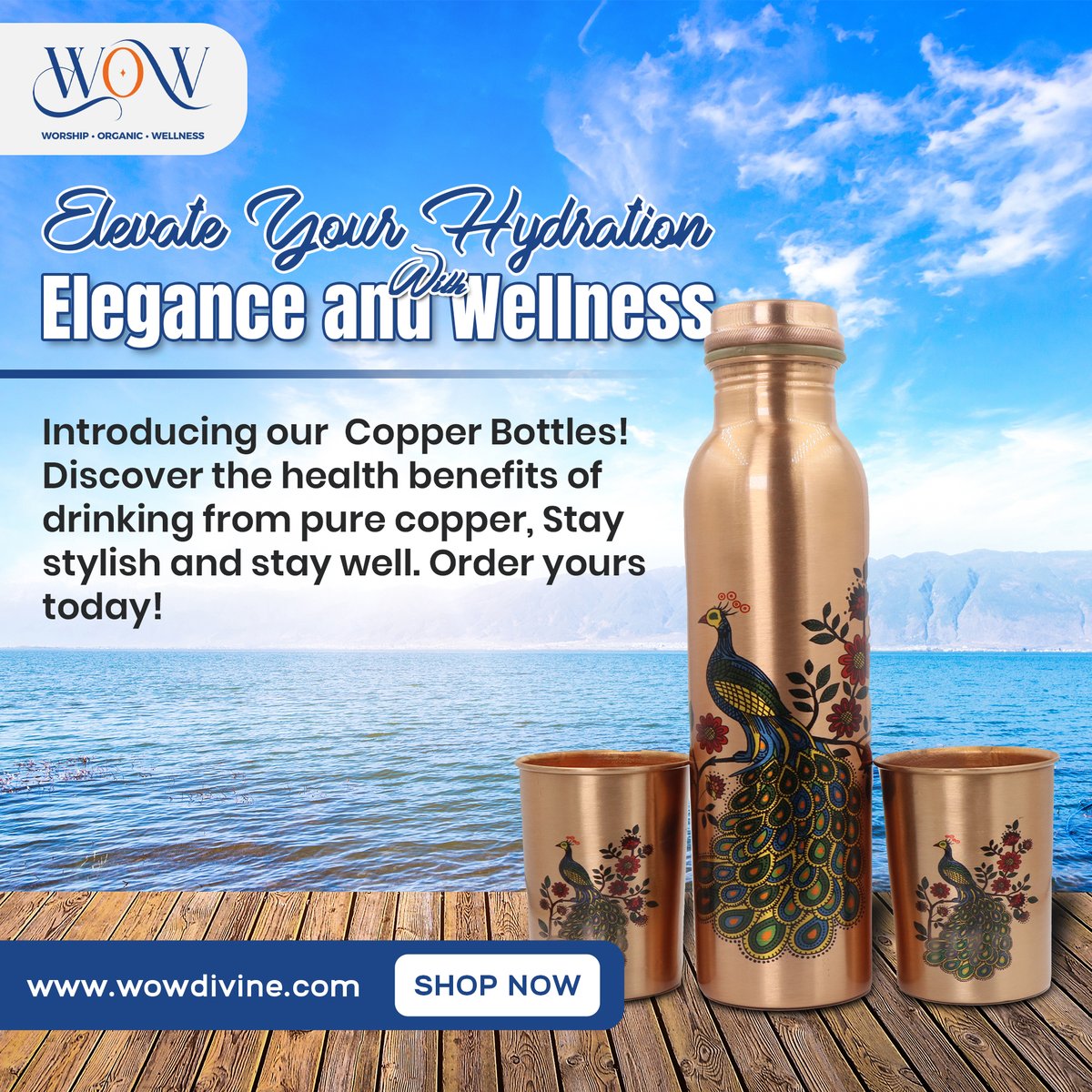 wow_divine_shop's tweet image. Elevate Your Hydration with Elegance and Wellness ✨ Introducing our  Copper Bottles! Discover the health benefits of drinking from pure copper, Stay stylish and stay well. Order yours today! 

Buy online: wowdivine.com/products/coppe…
.
.
#wowdivine #onlineshoping #copperjug