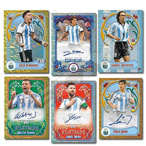 アルバレス　TOPPS ARGENTINA FILETEADO 25枚限定 アルバレス TOPPS ARGENTINA FILETEADO 25枚限定 2023 Topps Argentina