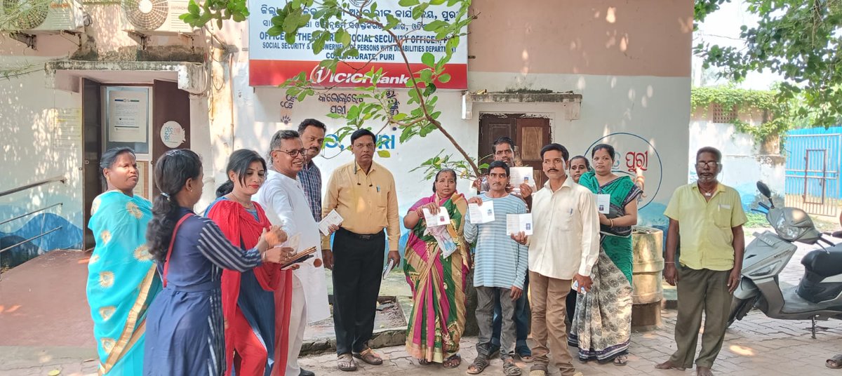 Distribution of Bus Pass to the PwDs