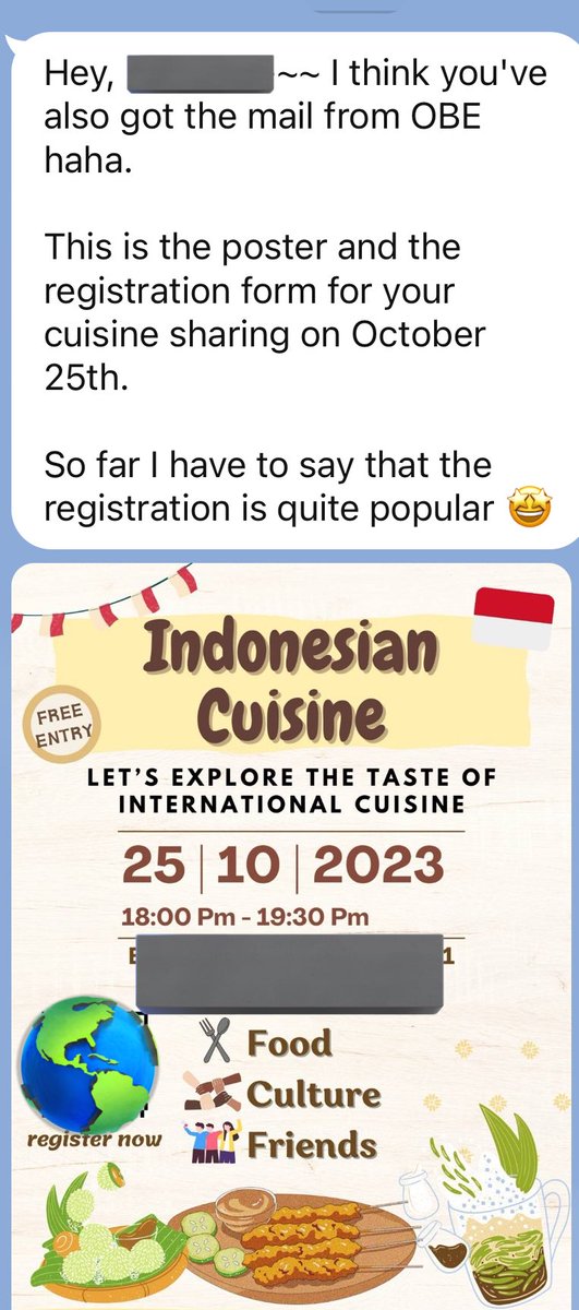 rollapic's tweet photo. My proposal is approved and it attracted 90 participants 😂 爸，your girl will be a presenter in front of international students 🥹 https://t.co/3sUMvq8iUU