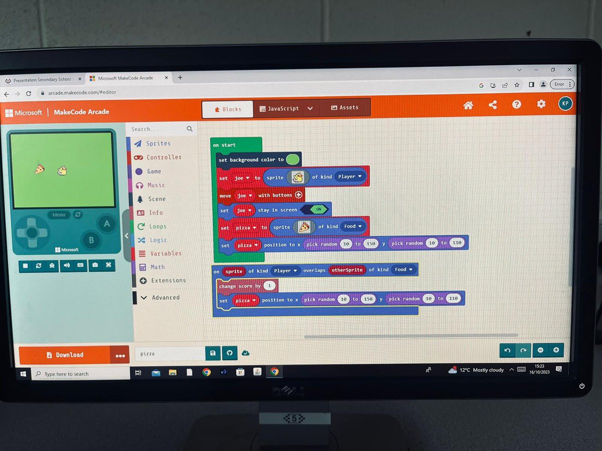 PresWaterford's tweet image. All our 2nd Years enjoyed a really fun workshop with Brian Harkin from @UL on Makecode Arcade for #CodeWeekEU @LeroCentre @scienceirel @CeistTrust @JctCoding