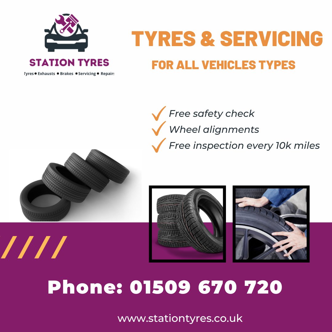 Discover personalised service and local expertise with years of in-house experience. We offer an extensive selection of top-quality tire brands to suit all budgets and vehicle types. 🚗💨

📞Call 01509 670 720 for your free quote today! Let us take care of your tire needs.