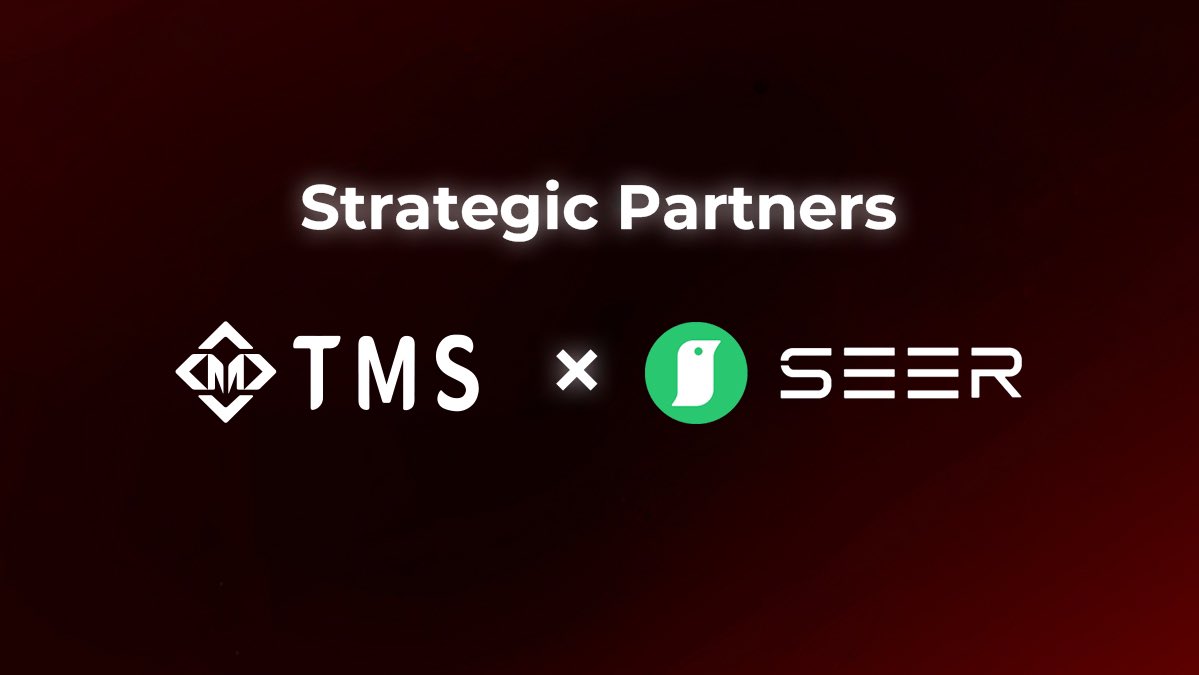 TMSExchange2023's tweet image. ⚡️Celebrating our partnership with ✌🏻✌🏻@SeerFoundation who goes well in Web3 Social Value Discovery Protocol and make encounters more valuable✨. Let’s sparkle up the market ❤️❤️

#TMSExchange #Collaboration #Crypto #BlockchainNews